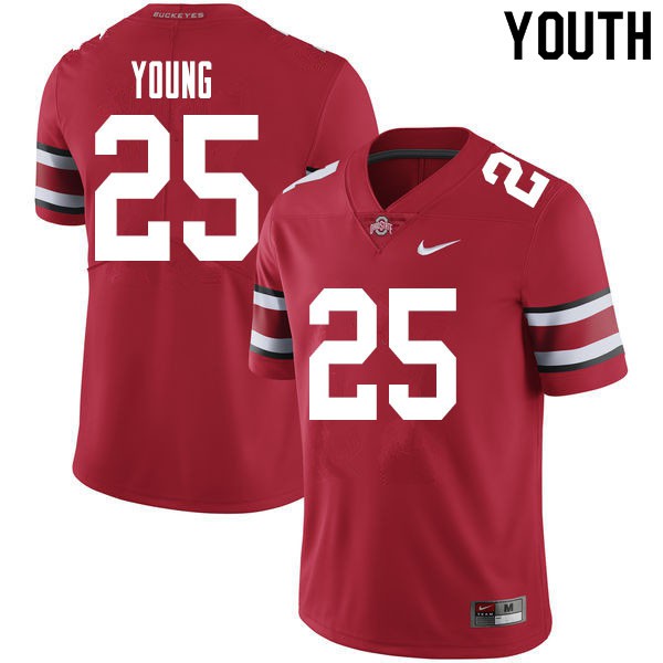 Ohio State Buckeyes #25 Craig Young Youth University Jersey Red